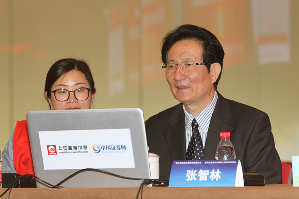 浙江铁流离合器股份有限公司 董事长 张智林 先生路演现场